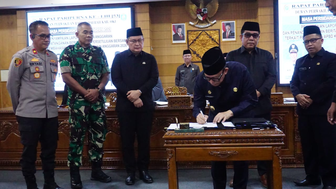 Rapat Paripurna Ke LII DPRD Kab. OKU Masa Persidangan Ke - 1 Tahun Sidang 2025